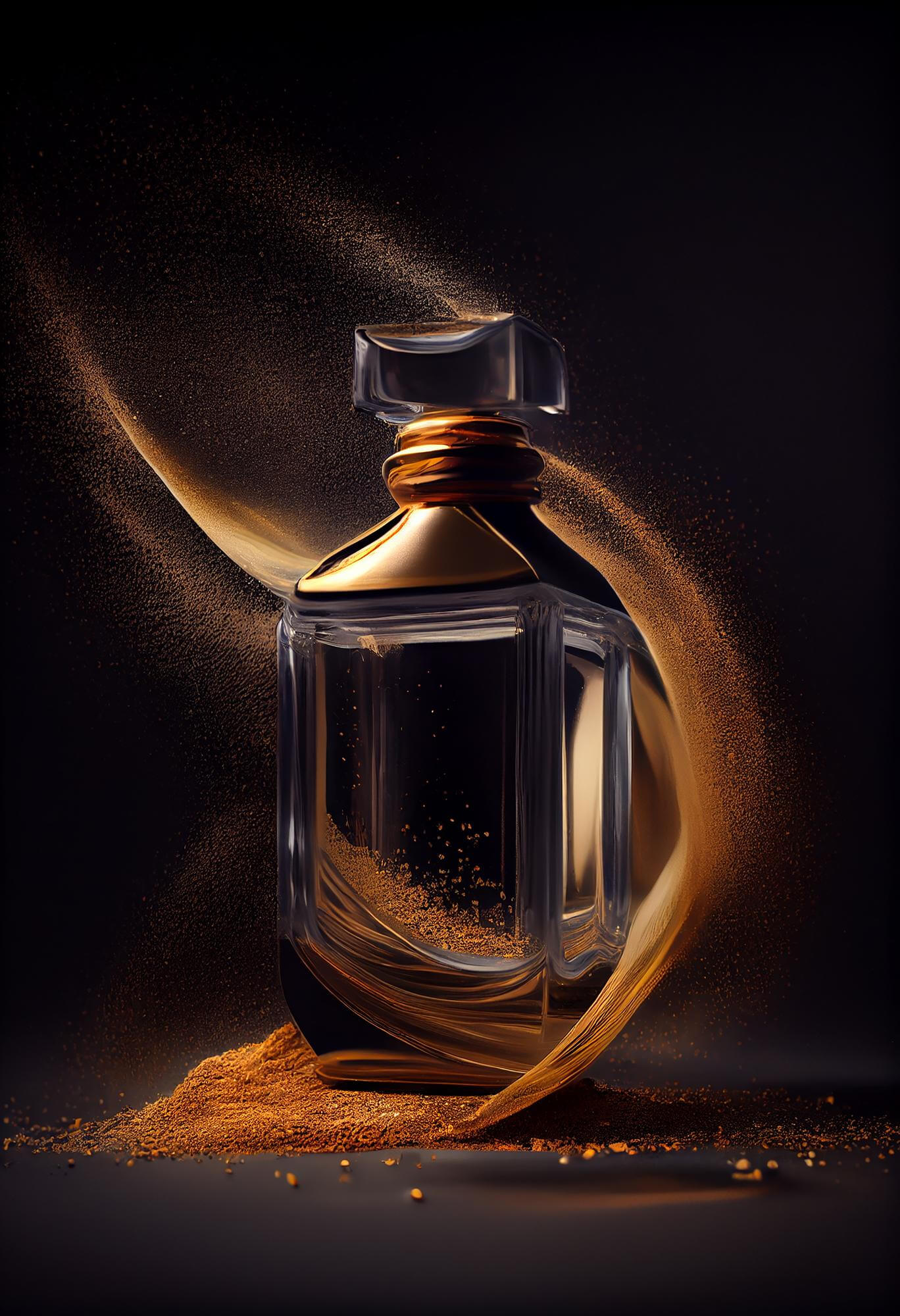 Hero luxury perfume visual